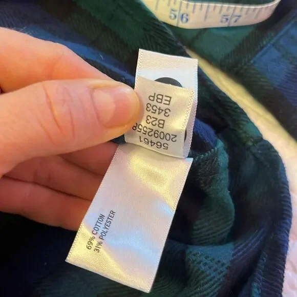 Duluth Trading Co Heavyweight Flannel Plaid Button Down Shirt Cabincore Medium - Picture 7 of 8